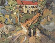 Vincent Van Gogh, Village Street and Step in Auvers with Two Figures (nn04)